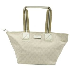 Women’s Gucci Cream Canvas Handle Vintage Bag